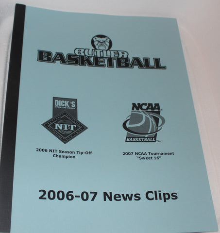 2006-07 Butler University Basketball News Clips