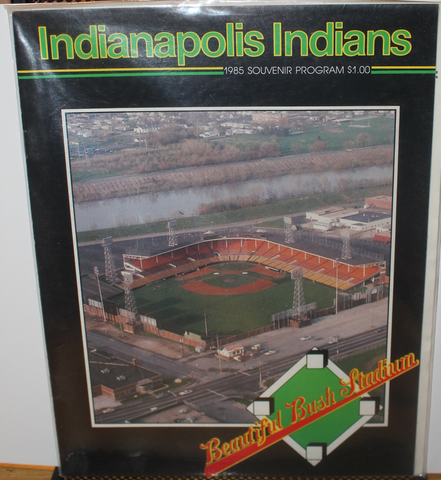 1985 Omaha Royals vs Indianapolis Indians Baseball Program