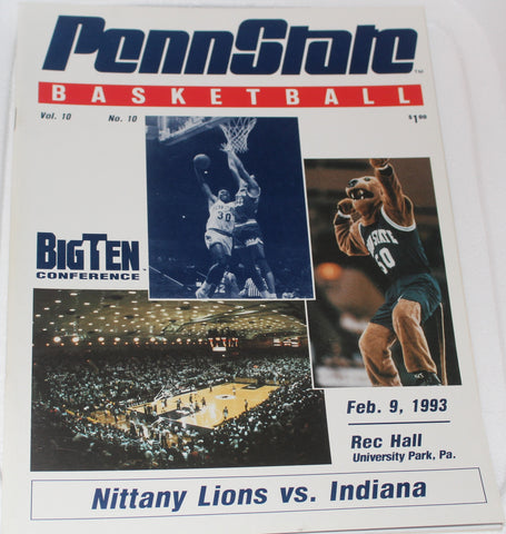 1993 Indiana University vs Penn State Basketball Program