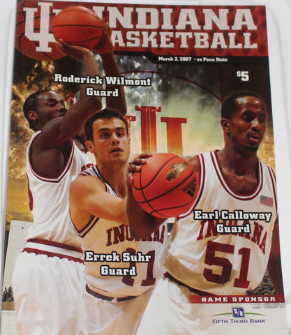 2007 Penn State vs Indiana University Basketball Program