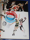 Indiana Pacers ABA Basketball Media Guide Binder w/ 9 1969-70 Team Media Guides