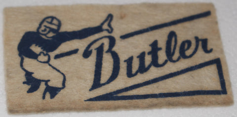Vintage 1950's Butler University Candy Kisses Felt Pennant