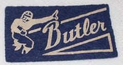 Vintage 1950's Butler University Kisses Candy Felt / Pennant