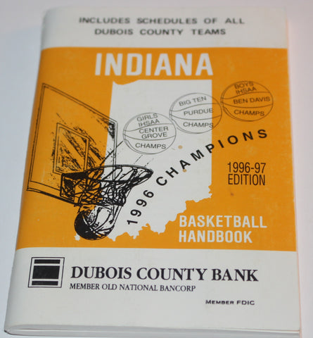 1996-97 Indiana Basketball Handbook