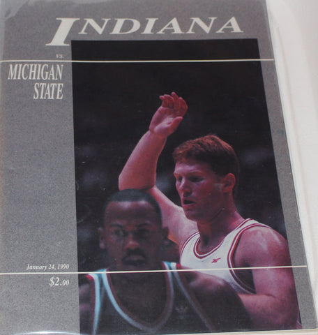 1990 Michigan State vs Indiana University Basketball Program