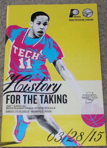 2015 Indiana High School Basketball State Finals Program