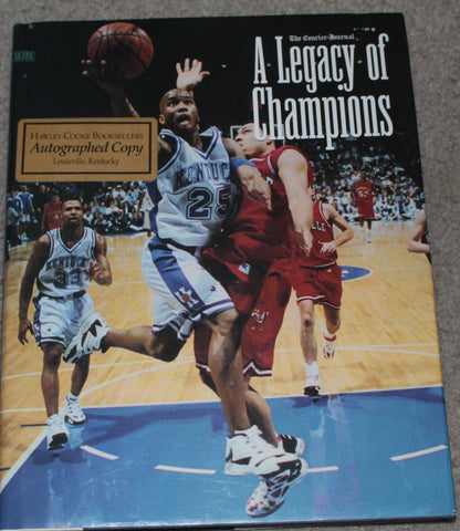 A Legacy of Champions University of Kentucky Autographed Book