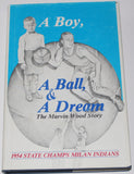 Marvin Wood, Milan Basketball A Boy A Ball, & A Dream Autographed Hardback Book