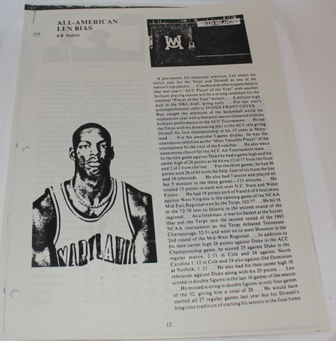 Len Bias Indiana Pacers Pre Draft Scouting Report