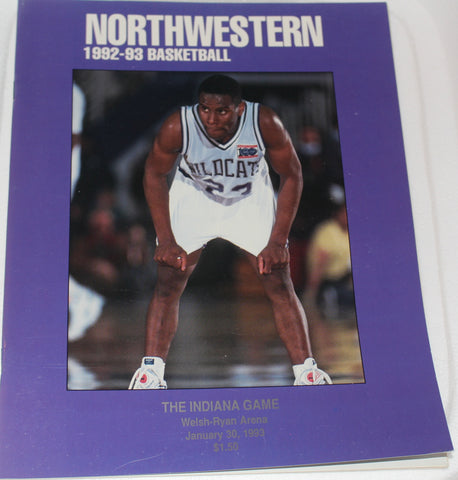 1993 Indiana vs Northwestern Basketball Program