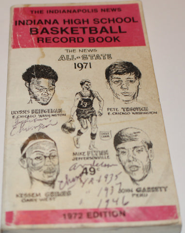 1971 Indianapolis News Indiana High School Basketball Record Book