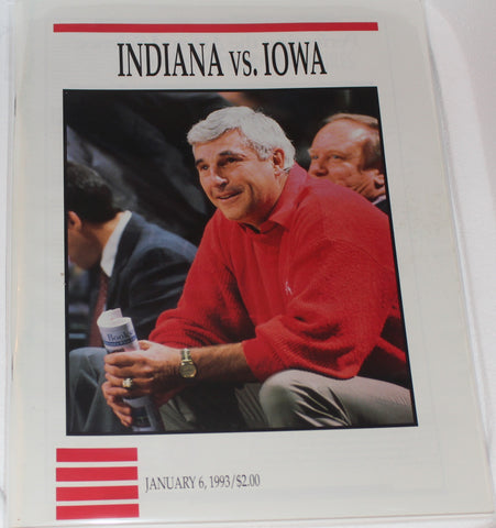 1993 Iowa vs Indiana Basketball Program