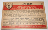1953 Bowman Color Gil Coan Baseball Card #34