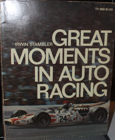 Great Moments in Auto Racing Oversized Paperback Book