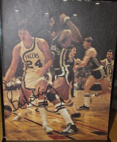 1974 Bob Netolicky & Caldwell Jones Autographed San Diego Conquistadors vs Indiana Pacers ABA Basketball Program