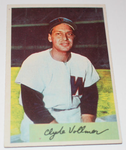 1954 Bowman Clyde Vollmer Baseball Card #136