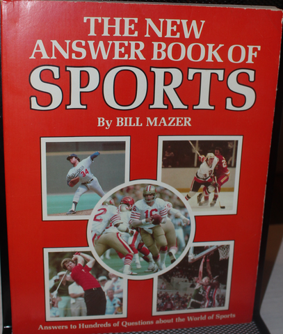 The New Answer Book of Sports Oversized Paperback Book