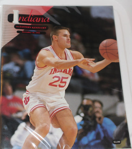 1993 Eastern Kentucky vs Indiana University Basketball Program