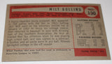 1954 Bowman Milt Bolling Baseball Card #130