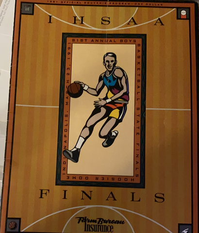 1991 Indiana High School Basketball State Finals Program