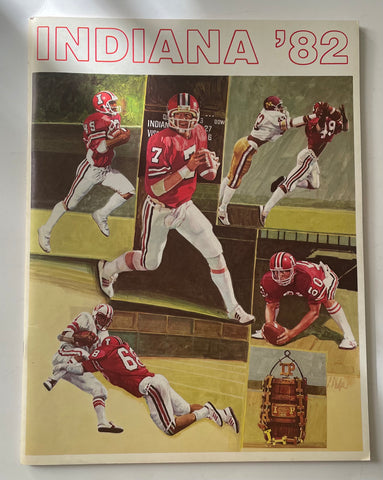 1982 Indiana University Football Media Guide