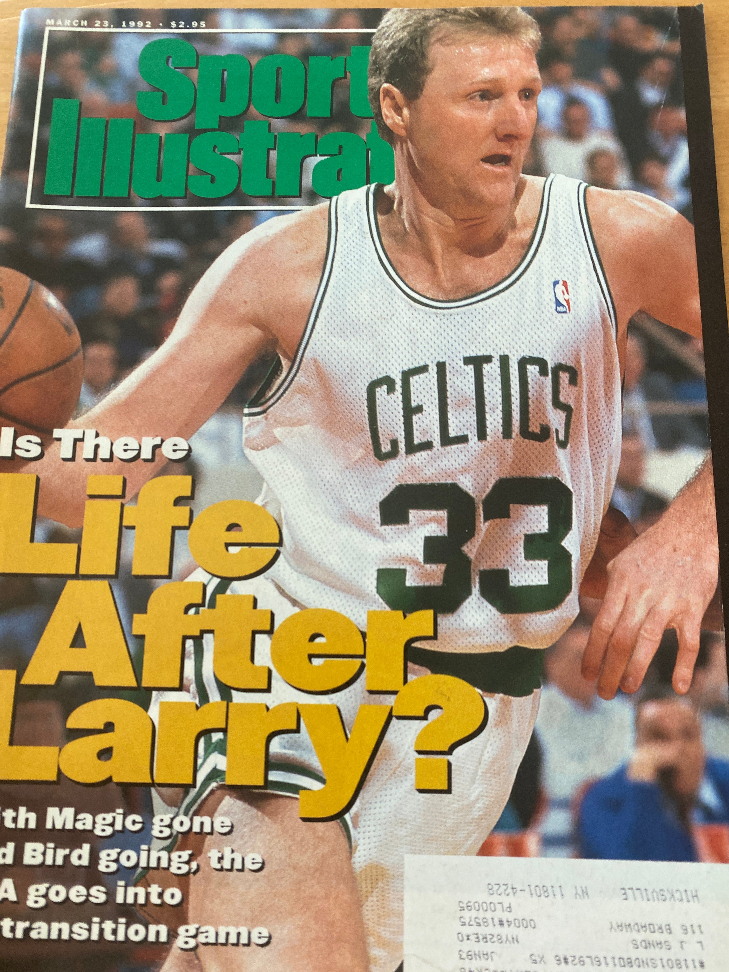 larry bird indiana state sports illustrated cover