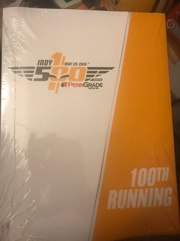 2016 Indianapolis 500 Program, 100th Running, New Sealed