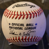 Lou Brock Autographed Baseball, St. Louis Cardinals