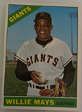 1966 Topps Willie Mays Baseball Card #1, EX