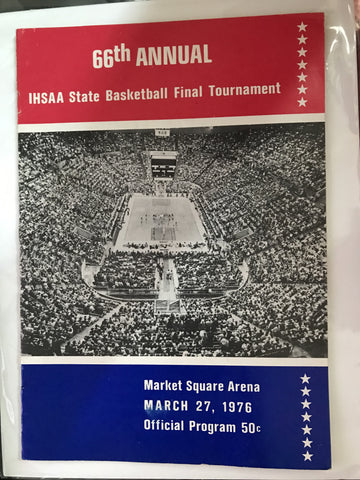 1976 Indiana High School Basketball State Finals Program, Marion Champs