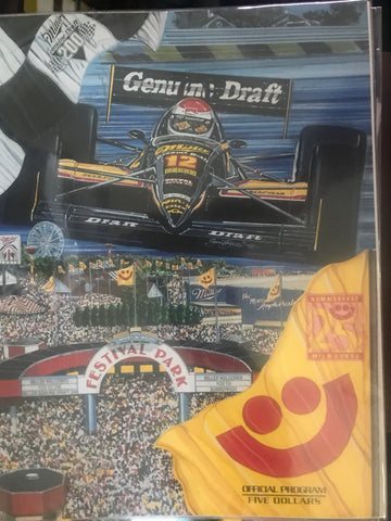 1992 Miller Genuine Draft 200 Milwaukee Race Program