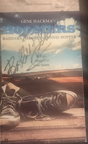 Bobby Plump Autographed Hoosiers VHS Video Tape