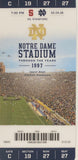 2016 Stanford versus Notre Dame football ticket