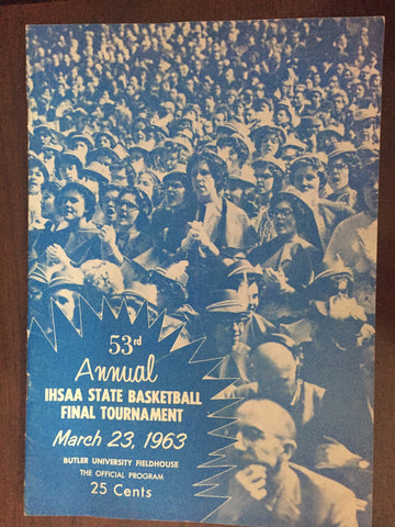 1963 Indiana High School Basketball State Finals Program