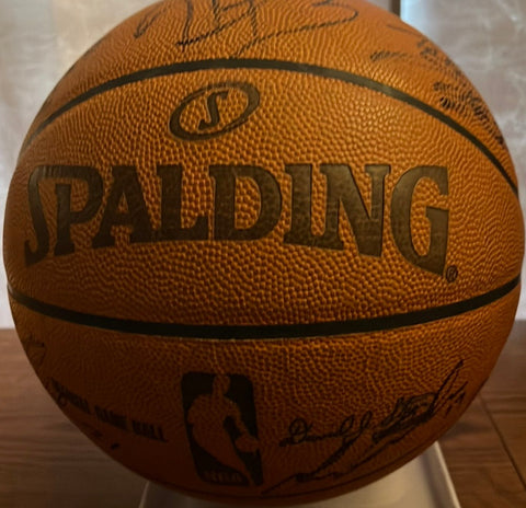 2011-12 Indiana Pacers Team Signed Game Used Basketball