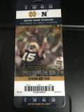 2015 Navy vs Notre Dame Full Plastic Ticket