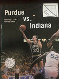 1981 Purdue vs Indiana Basketball Program