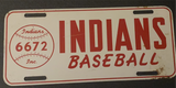 1961 Indianapolis Indians License Plate