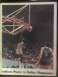 1971-72 Indiana Pacers vs Dallas Chapparrals ABA Basketball Program