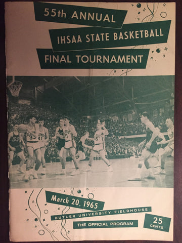 1965 Indiana High School Basketball State Finals Program, Indianapolis Washington