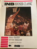 1991 Hoosier Classic Basketball Program, Indiana University, Texas Tech, Kent St, Indiana St.
