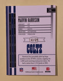 2006 Leaf Limited Marvin Harrison Autographed Football Card #38 14/25