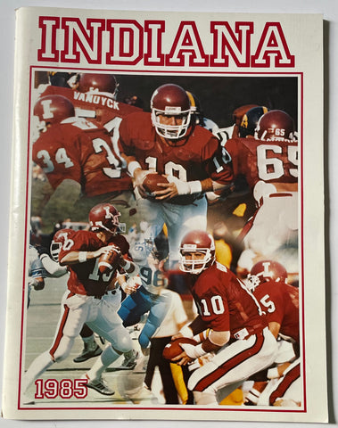 1985 Indiana University Football media guide