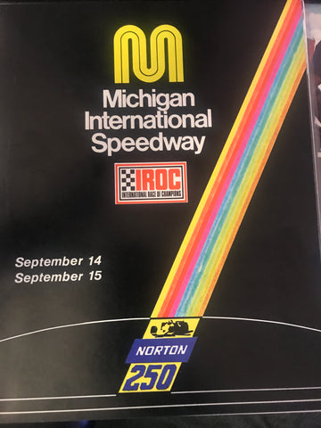 1973 IROC Norton 250 Michigan Speedway Indy Car Race Program