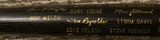 1989 Oakland A's World Series Champions Black Baseball Bat