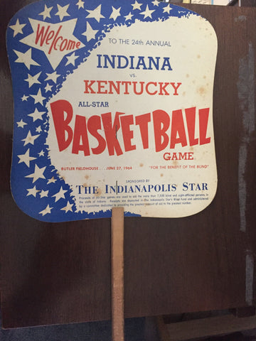 1964 Indiana vs Kentucky High School Basketball All Star Game Fan