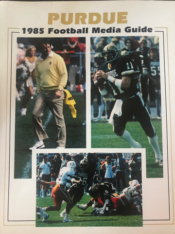1985 Purdue Football Media Guide