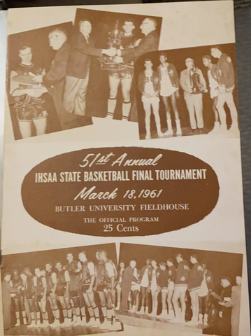 1961 Indiana High School Basketball State Finals Program