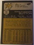 1973 Topps Don Sutton Baseball Card #10, EX-MT