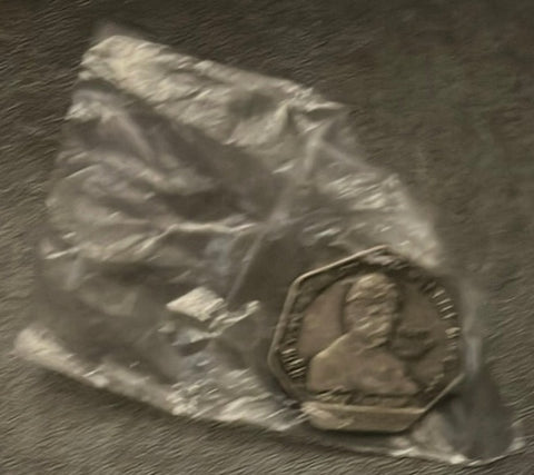2001 Indianapolis 500 Silver Pit Badge sealed in original bag
